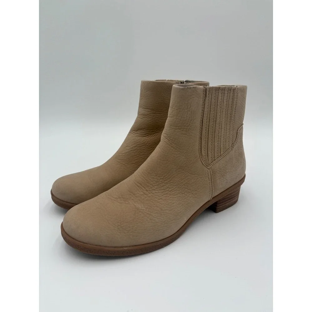 Dansko‎ Daisie Waterproof Chelsea Boots EU 41 Tan Nubuck Womens 10–10.5